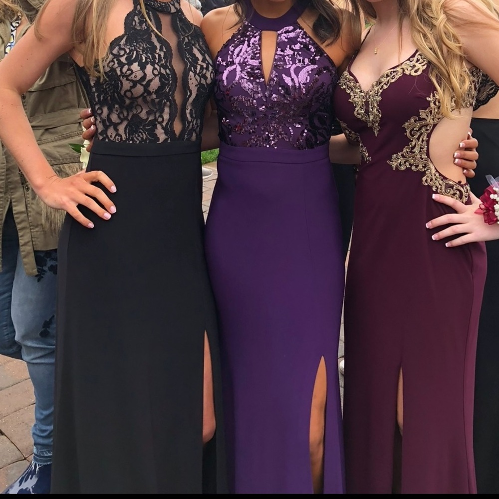 Morgan & Co. Deep Purple Dress